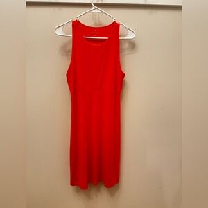 Athleta Vibrant Coral Mini Dress